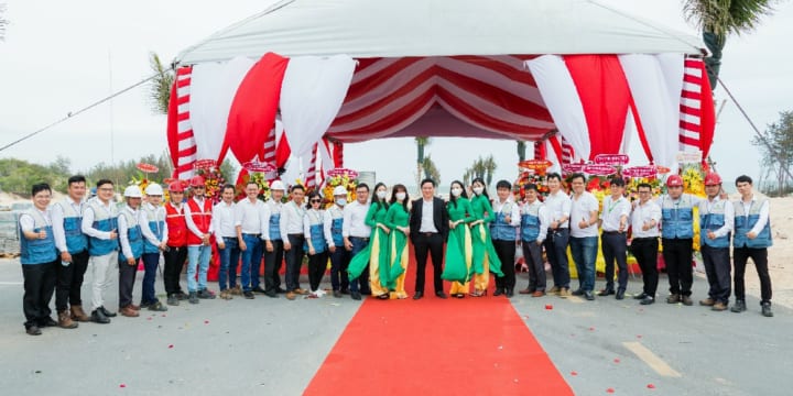 Công ty tổ chức lễ khởi công tại Hà Tĩnh