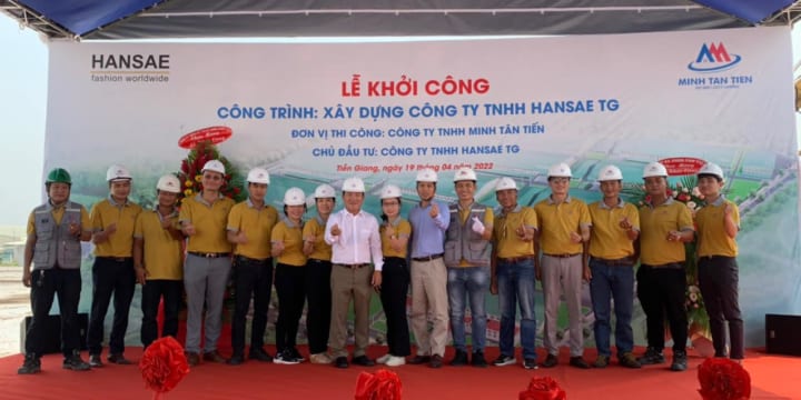 Công ty tổ chức lễ khởi công tại Tiền Giang | Hansae